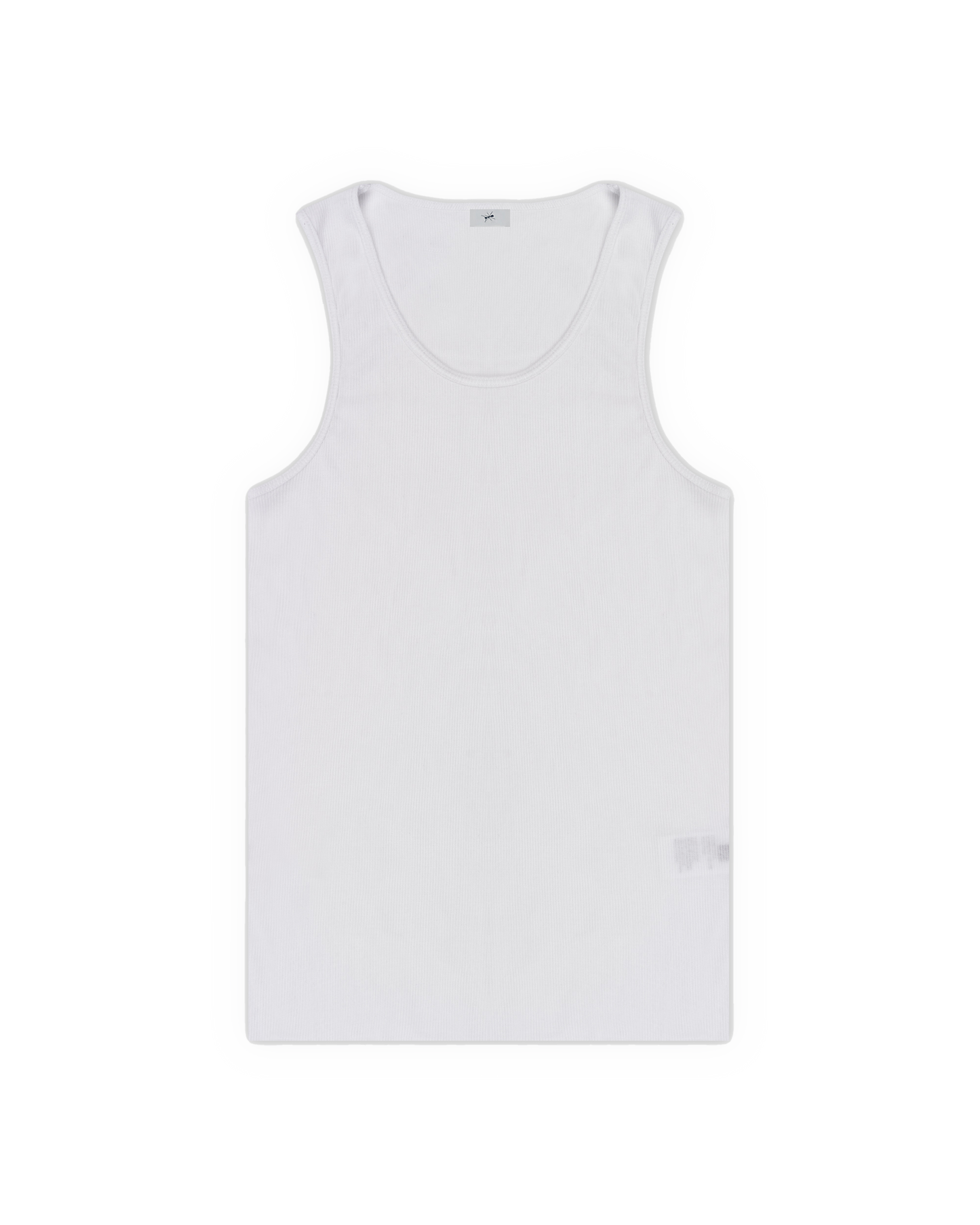 Ribbed Tank White