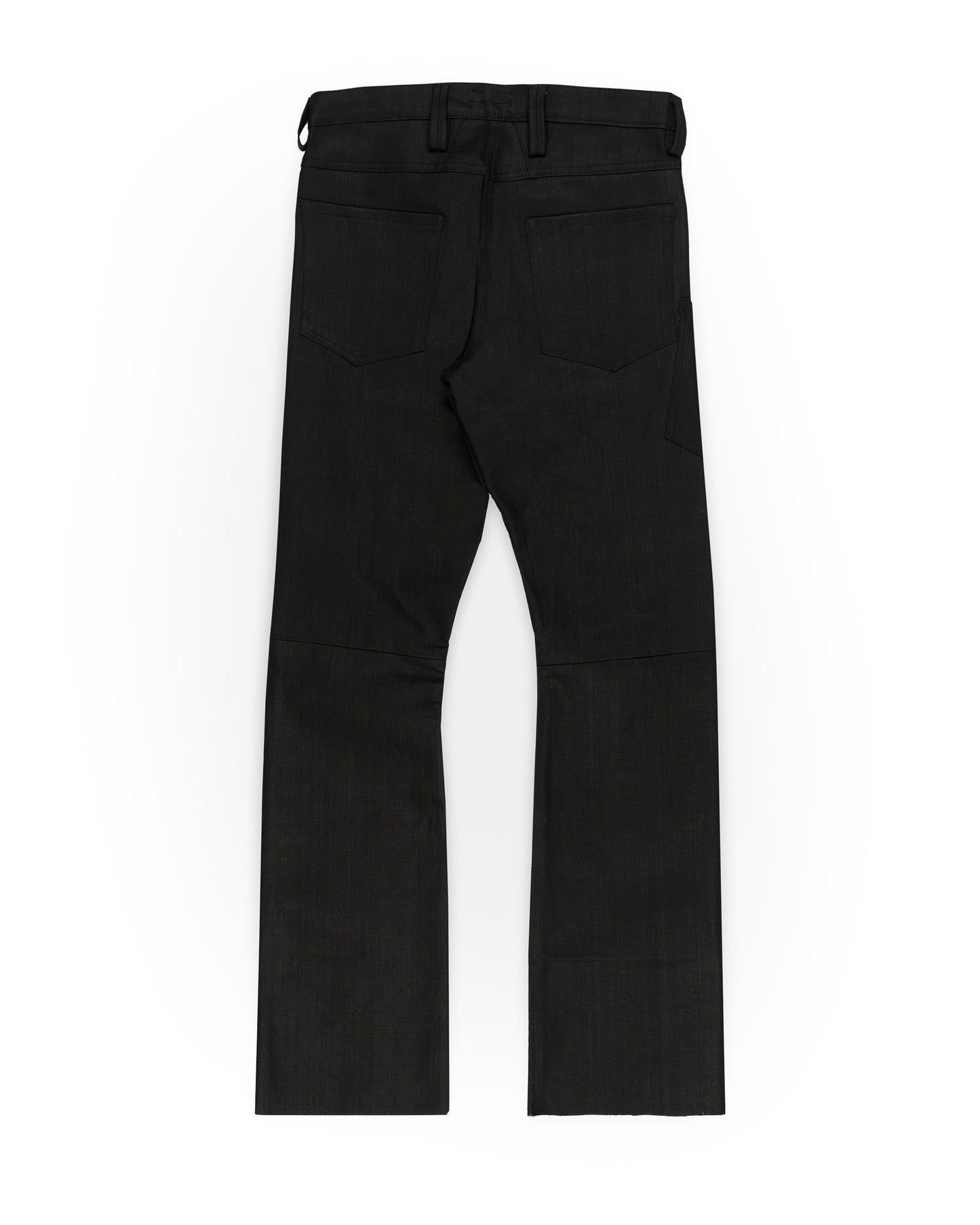 BOOTCUT SELVEDGE DENIM (BLACK RAW)