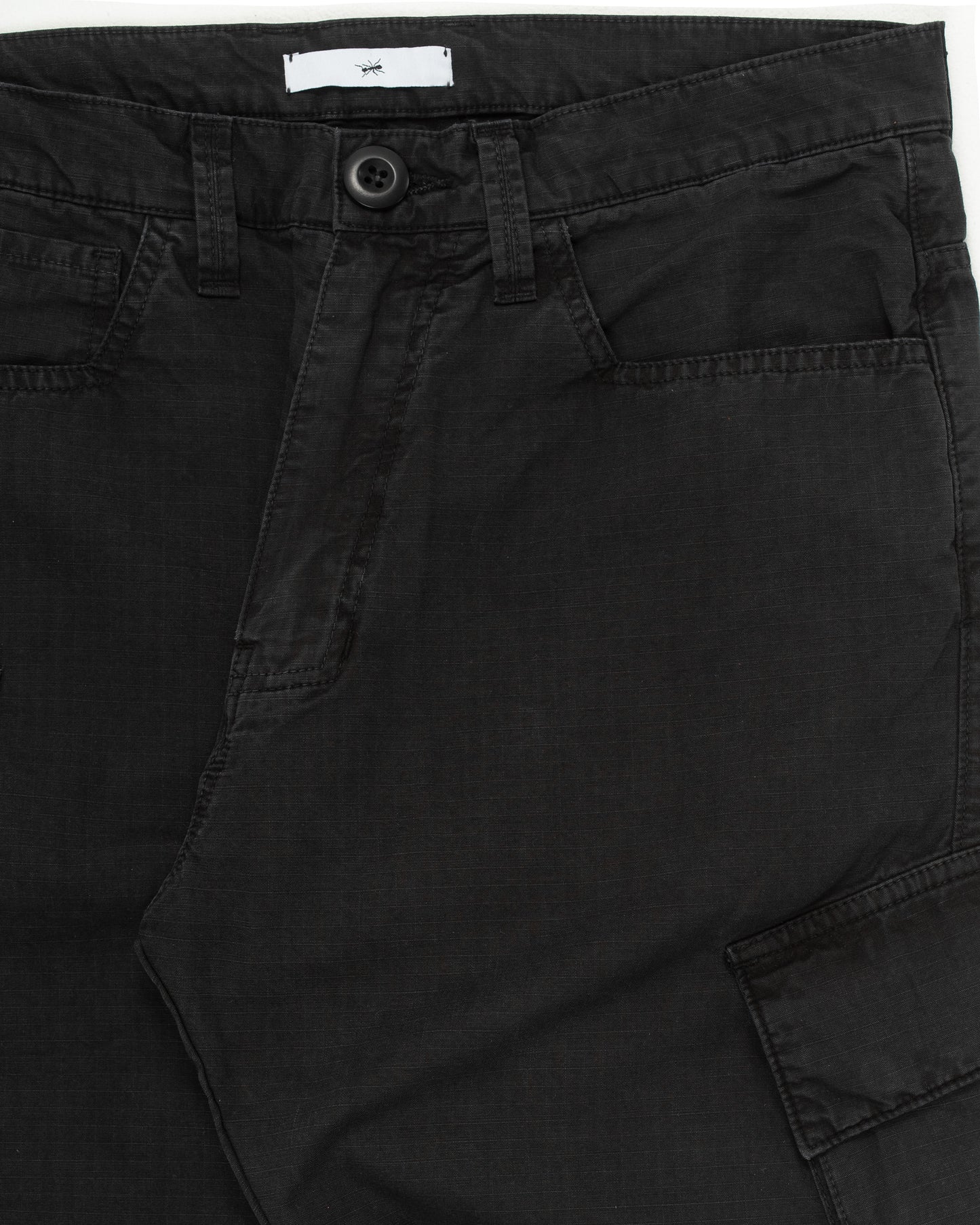 Ripstop Cargos (Washed Black)
