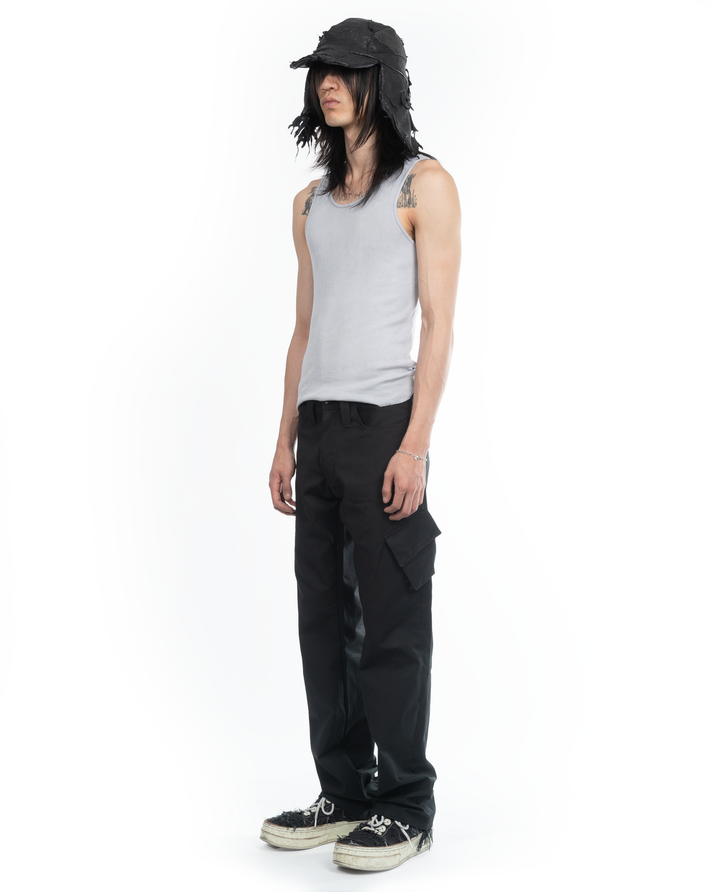 Ripstop Cargos (Washed Black)