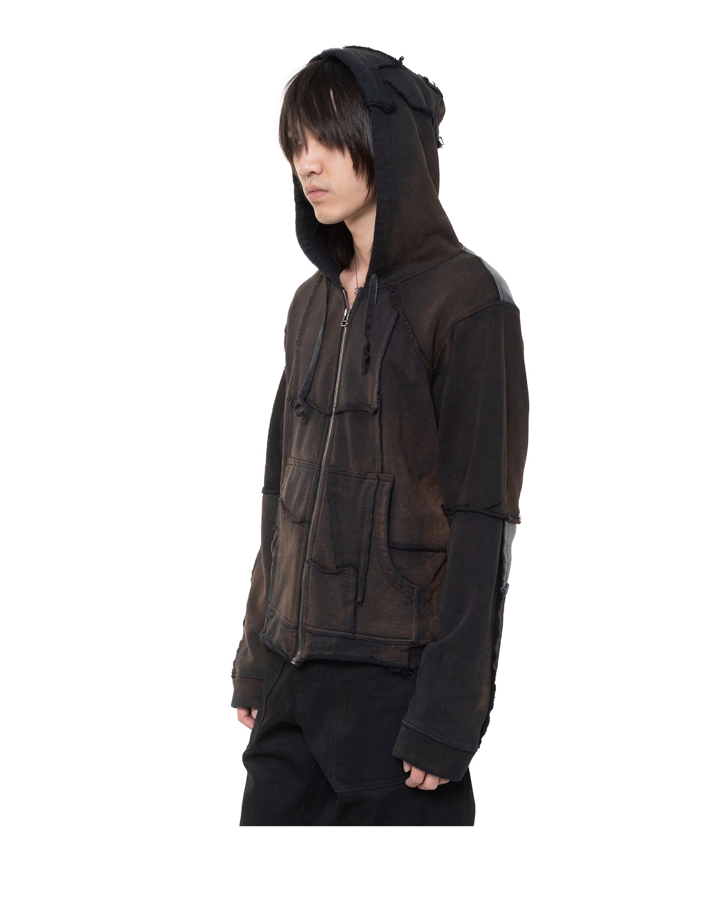 SCRAP ZIPUP POTASSIUM BLACK