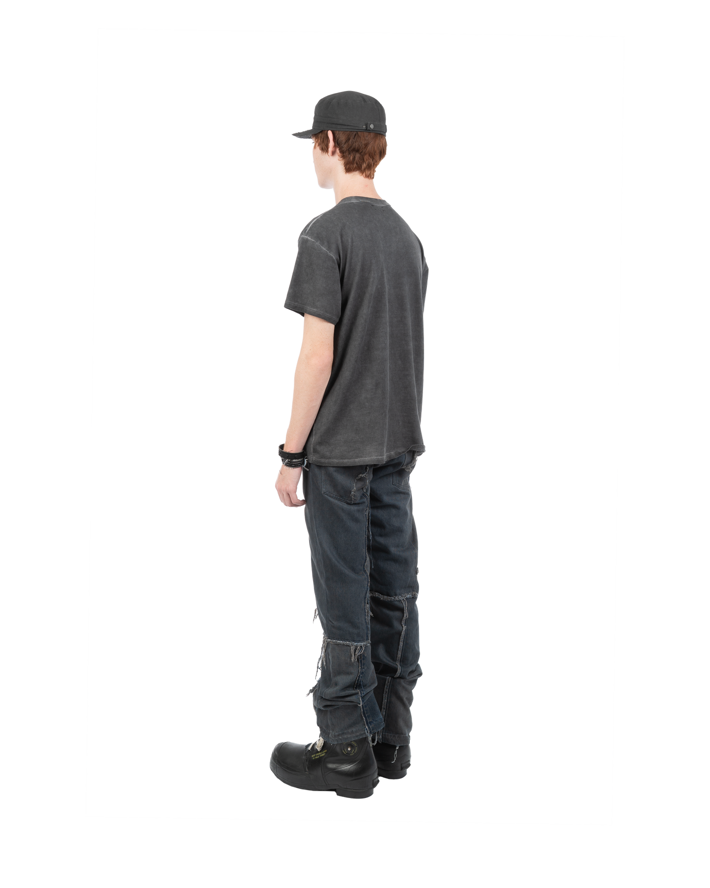 Broken Needles T-shirt Charcoal