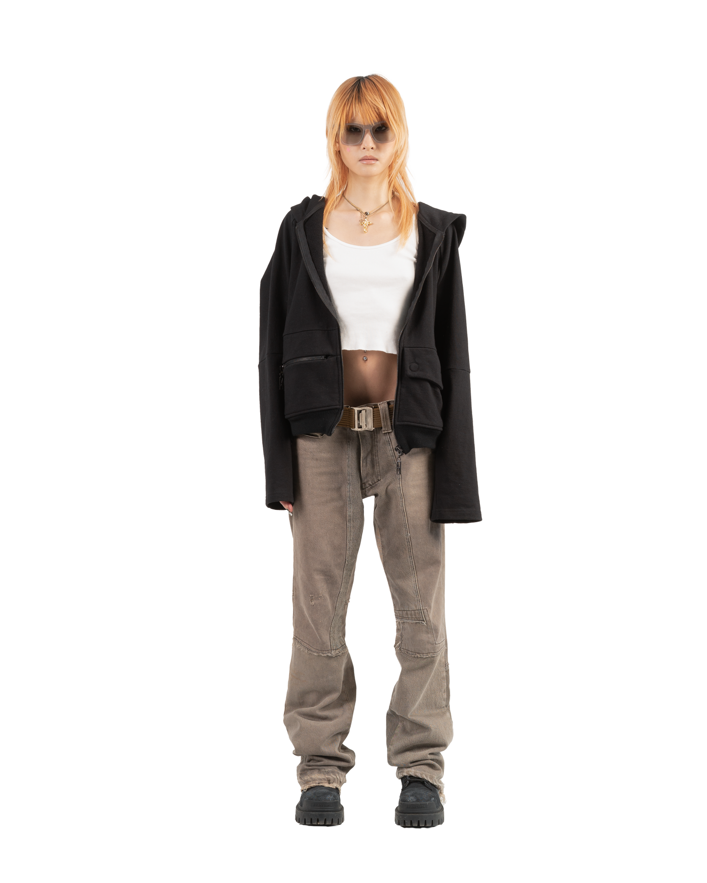 Cargo Hoodie Black