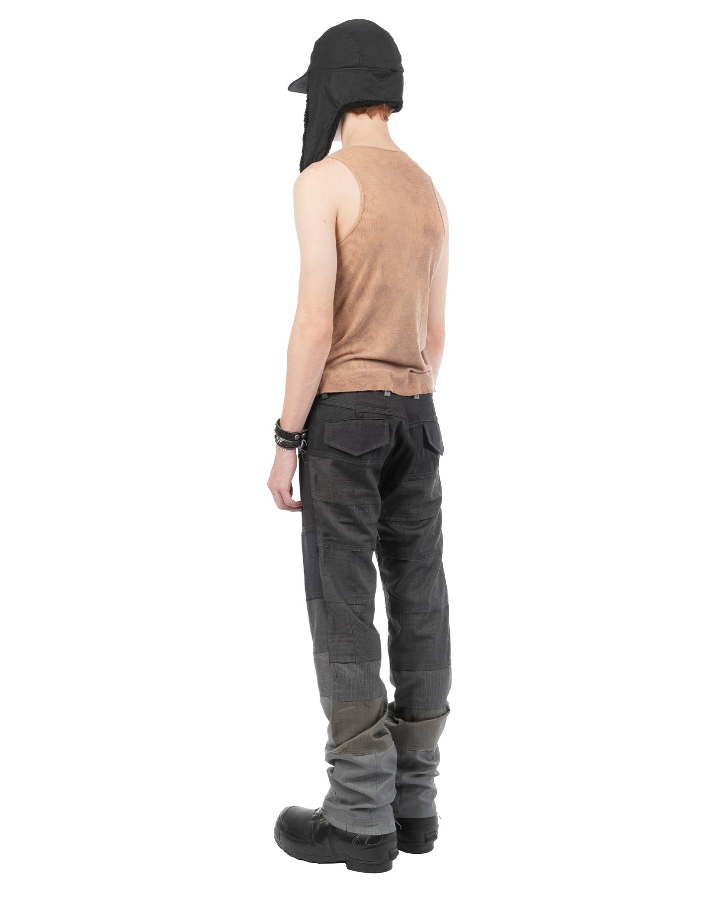 Hem Pant Mixed Grey