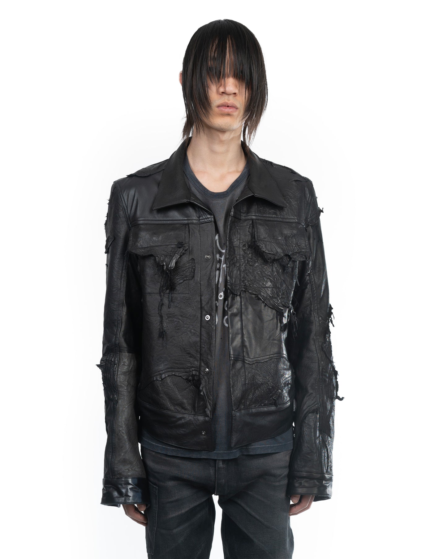 SCRAP LEATHER TYPE 0 (BLACK)