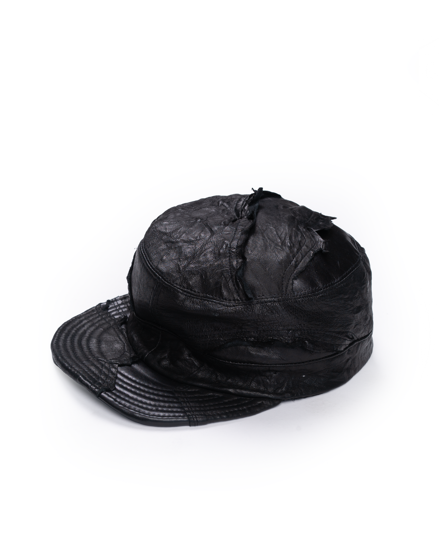 Scrap Leather Militia Hat (Black)