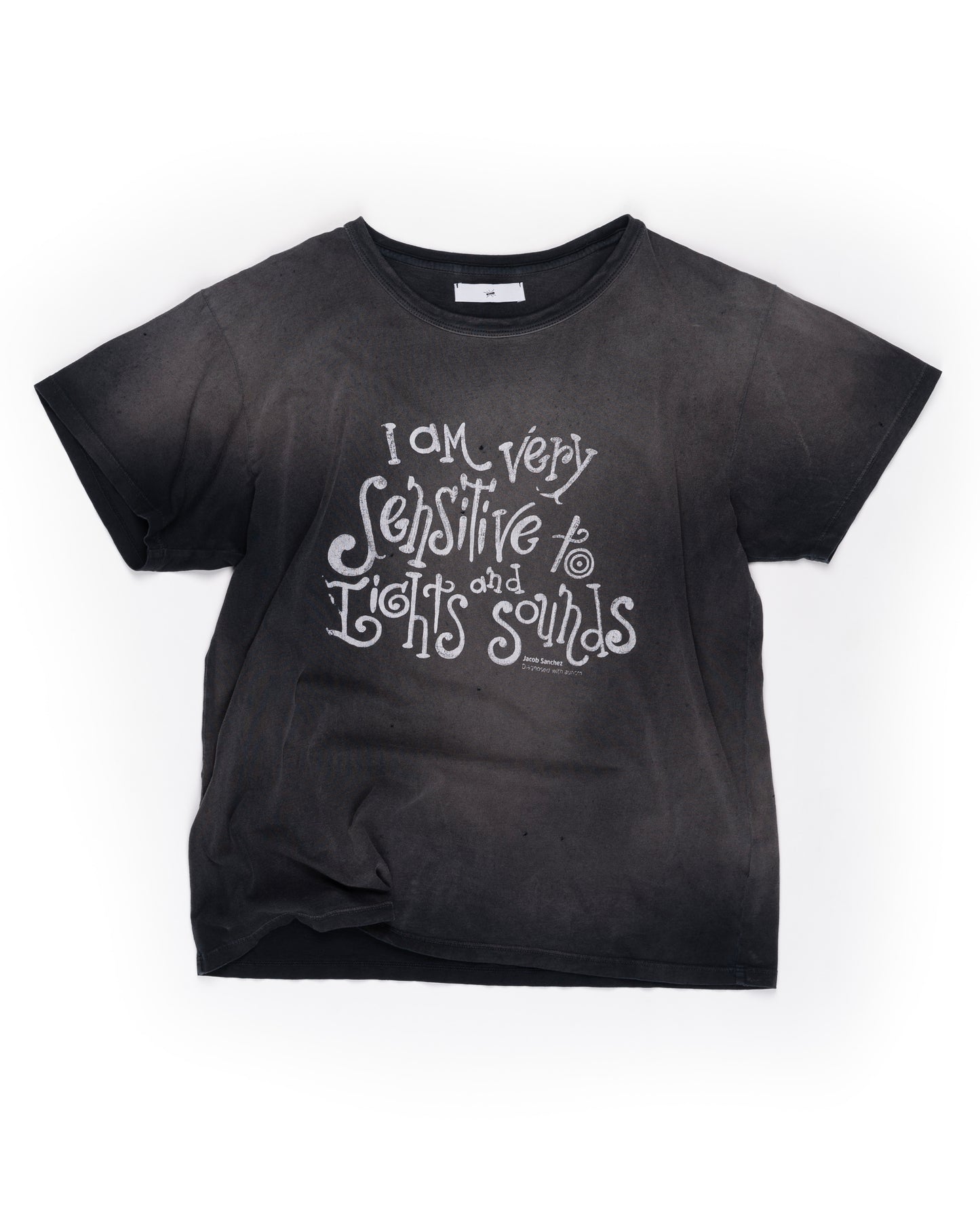 Sensitive T-shirt Aged Black