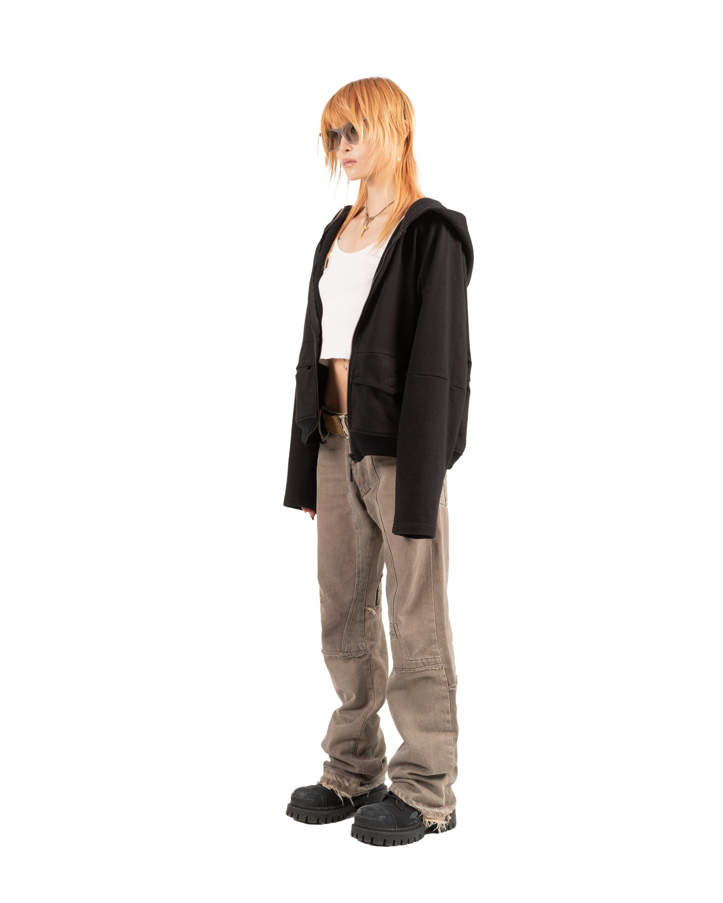 Cargo Hoodie Black