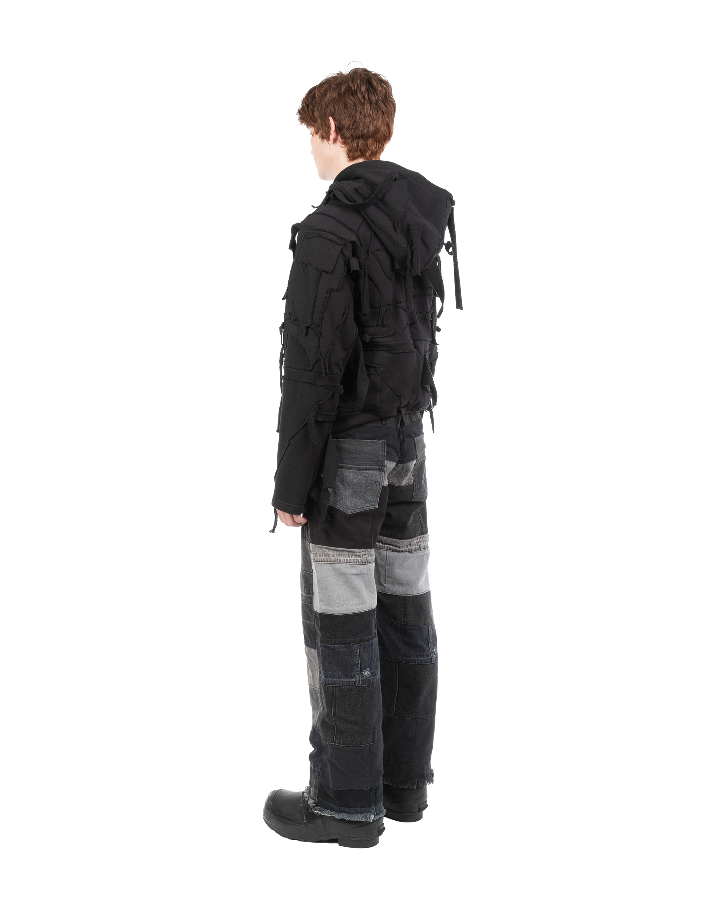 Cargo Hoodie Black PATCH
