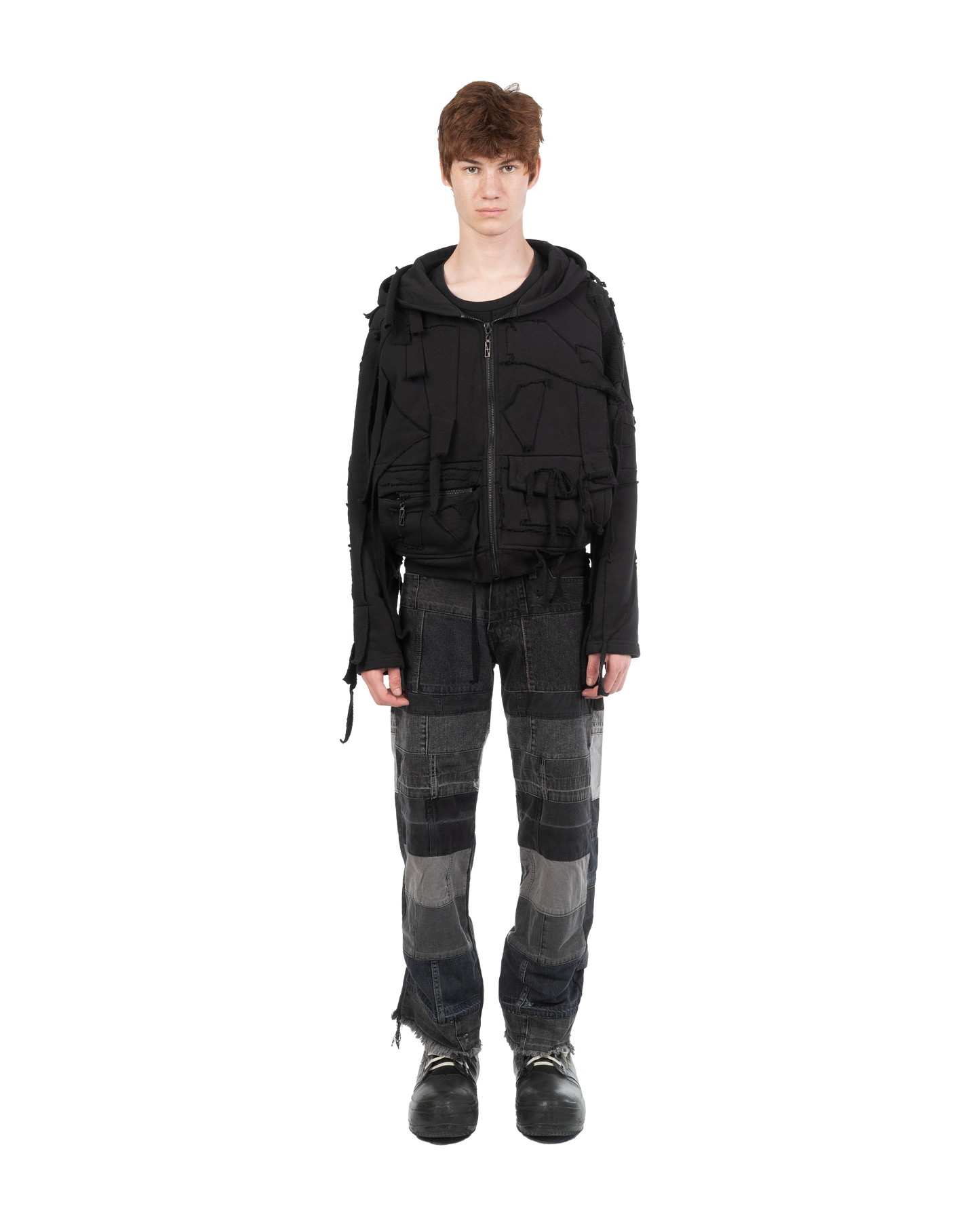 Cargo Hoodie Black PATCH