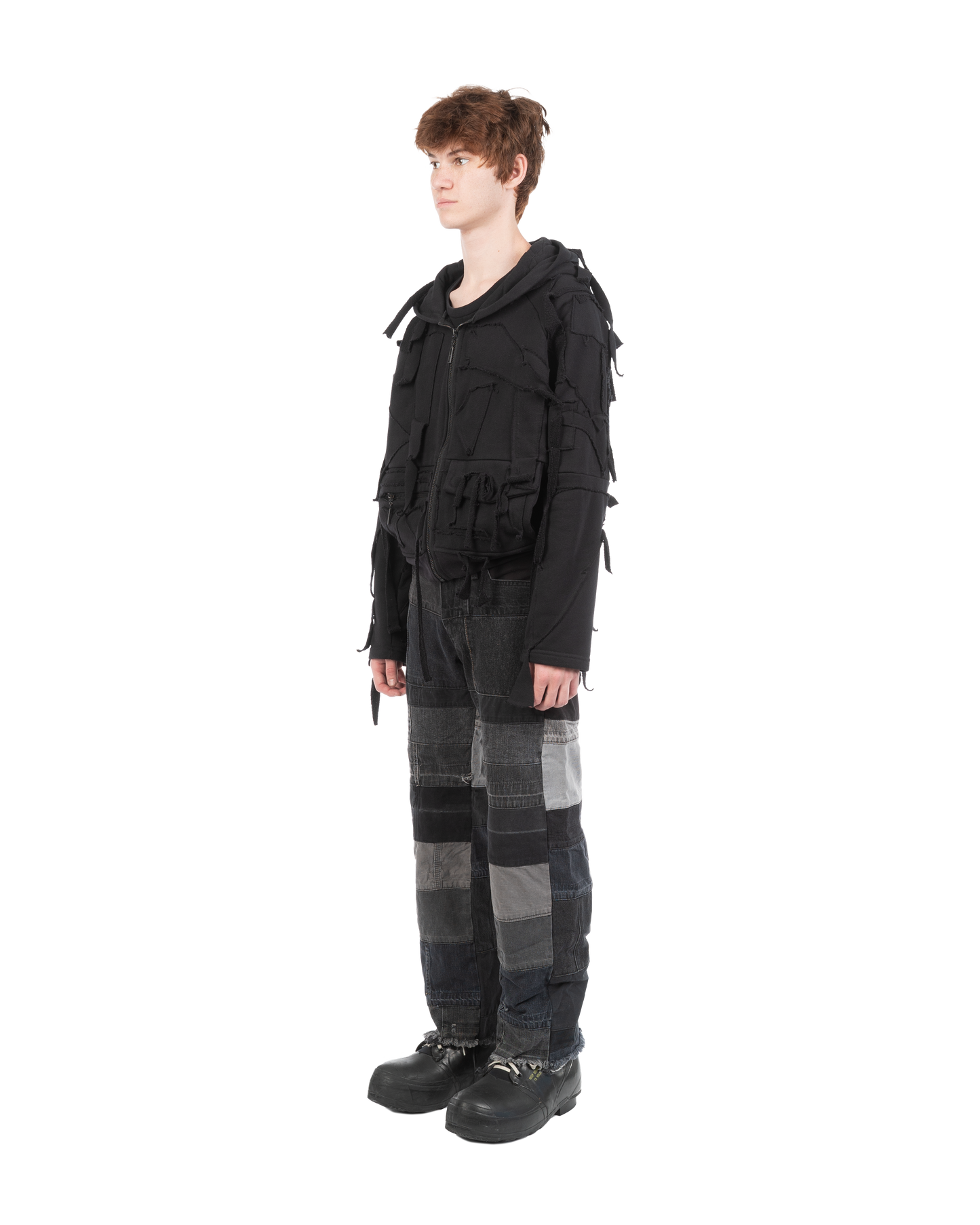 Cargo Hoodie Black PATCH