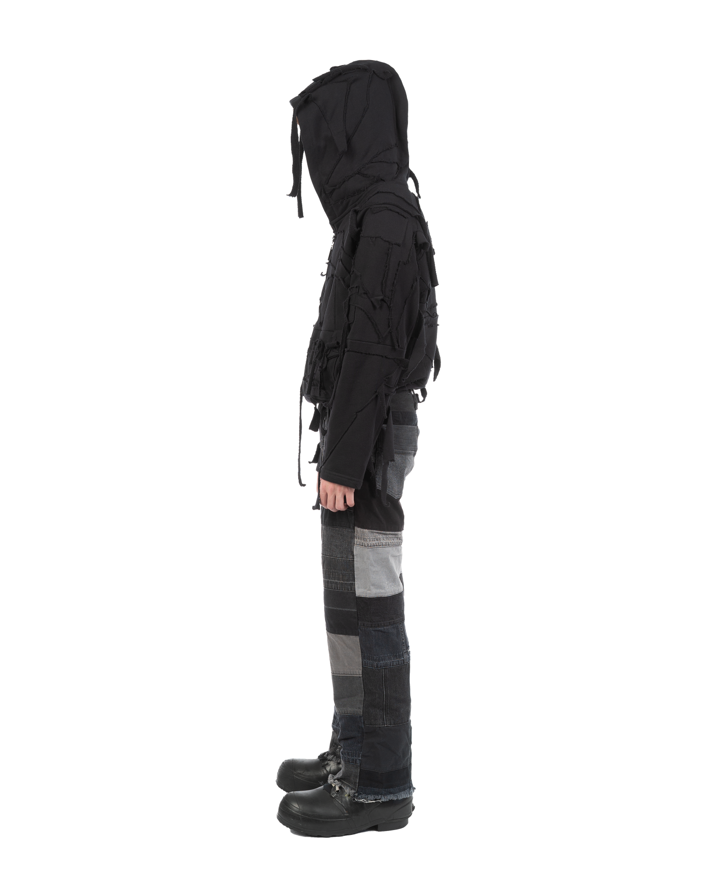 Cargo Hoodie Black PATCH