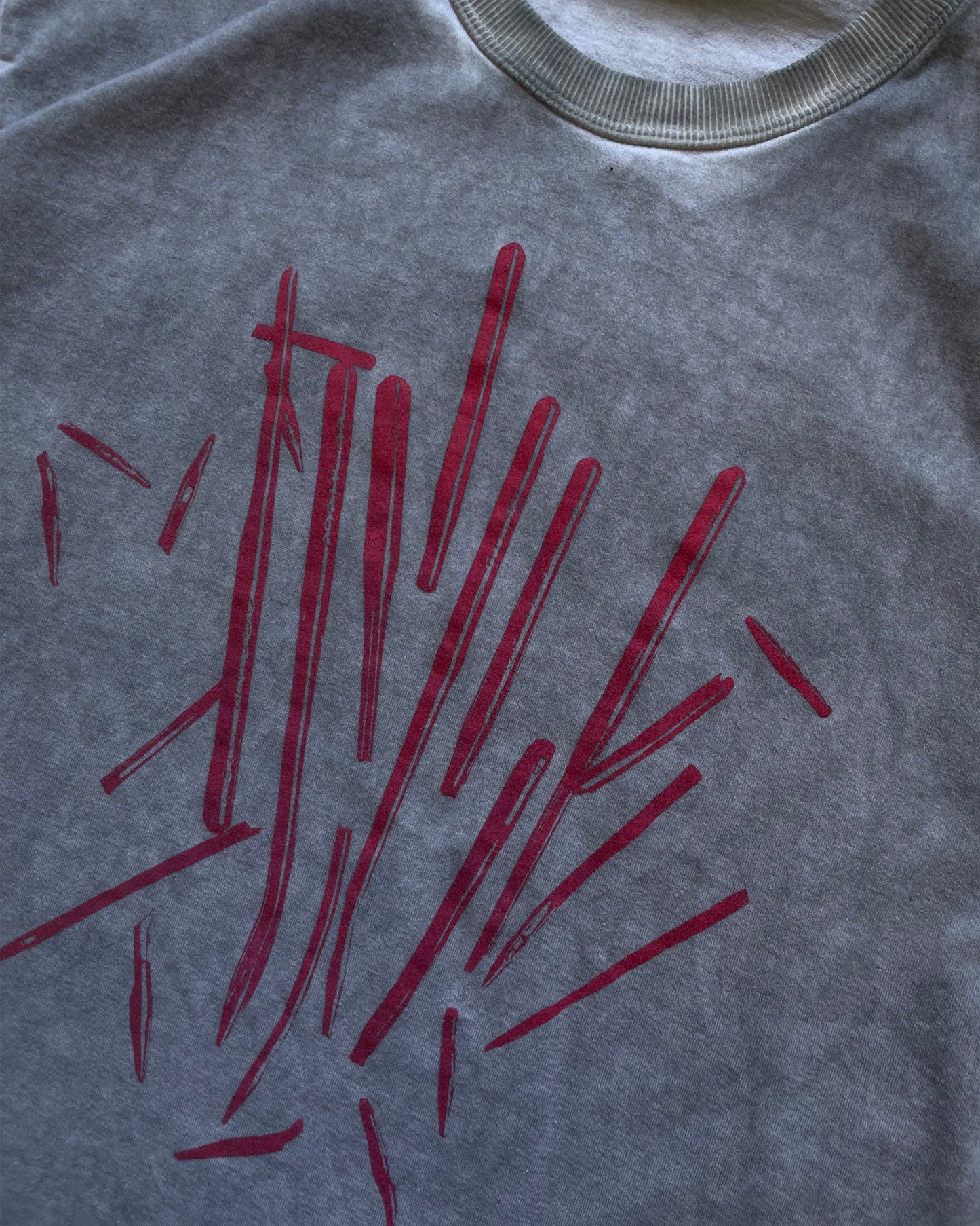 Broken Needles T-shirt Cement