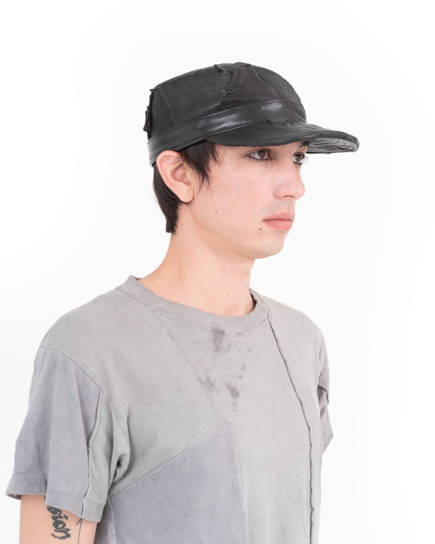 Scrap Leather Militia Hat (Black)