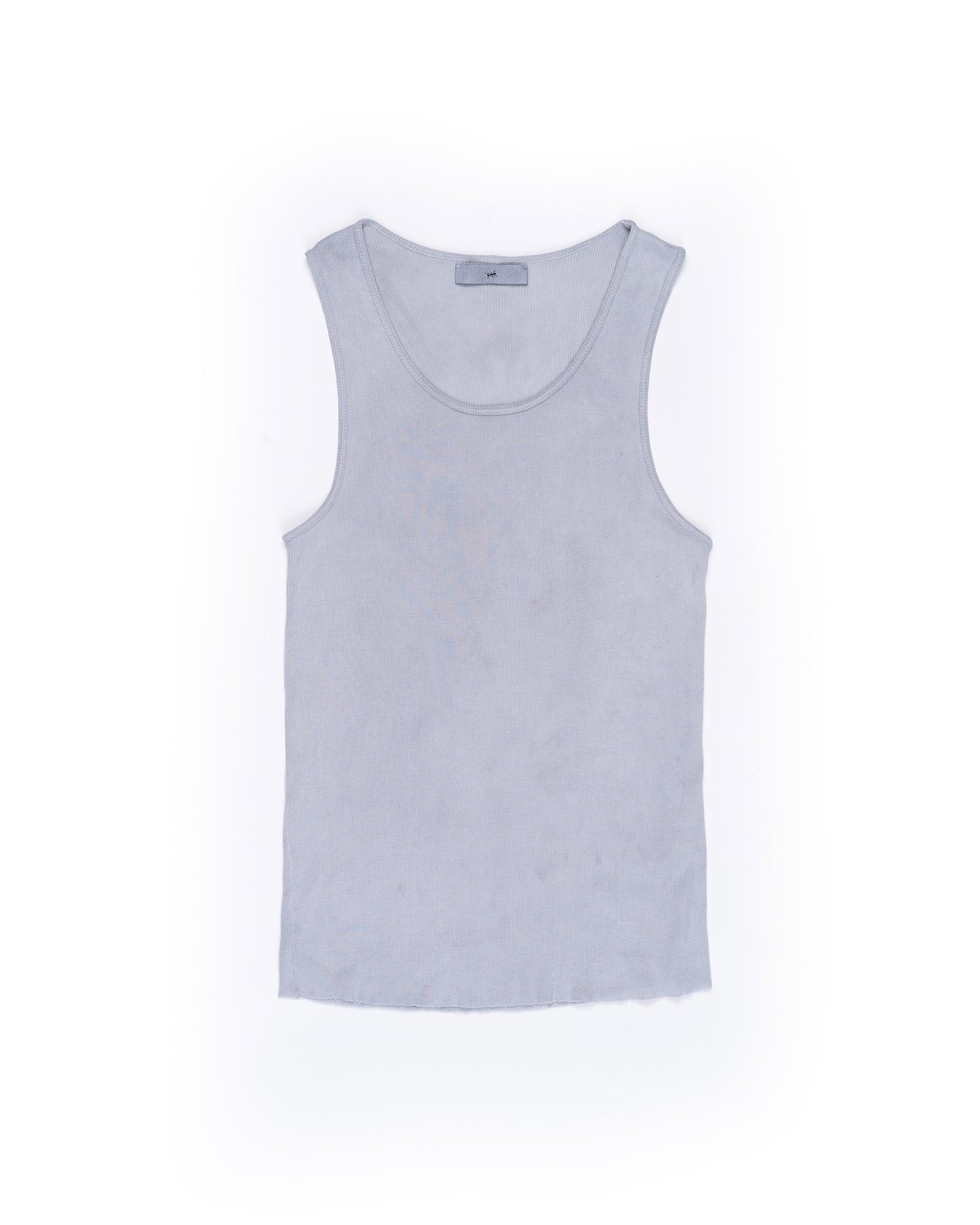 Ribbed Tank Soft Grey