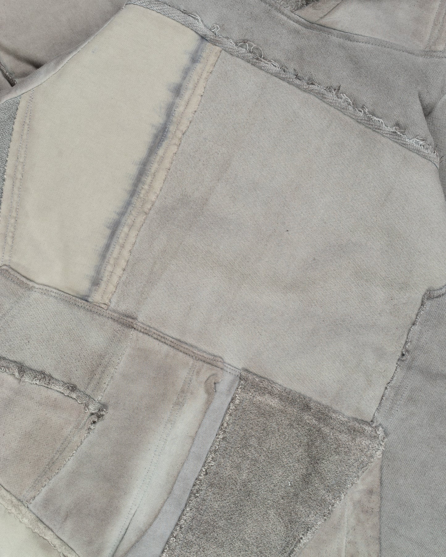 Raglan Scrap Hoodie in Cement