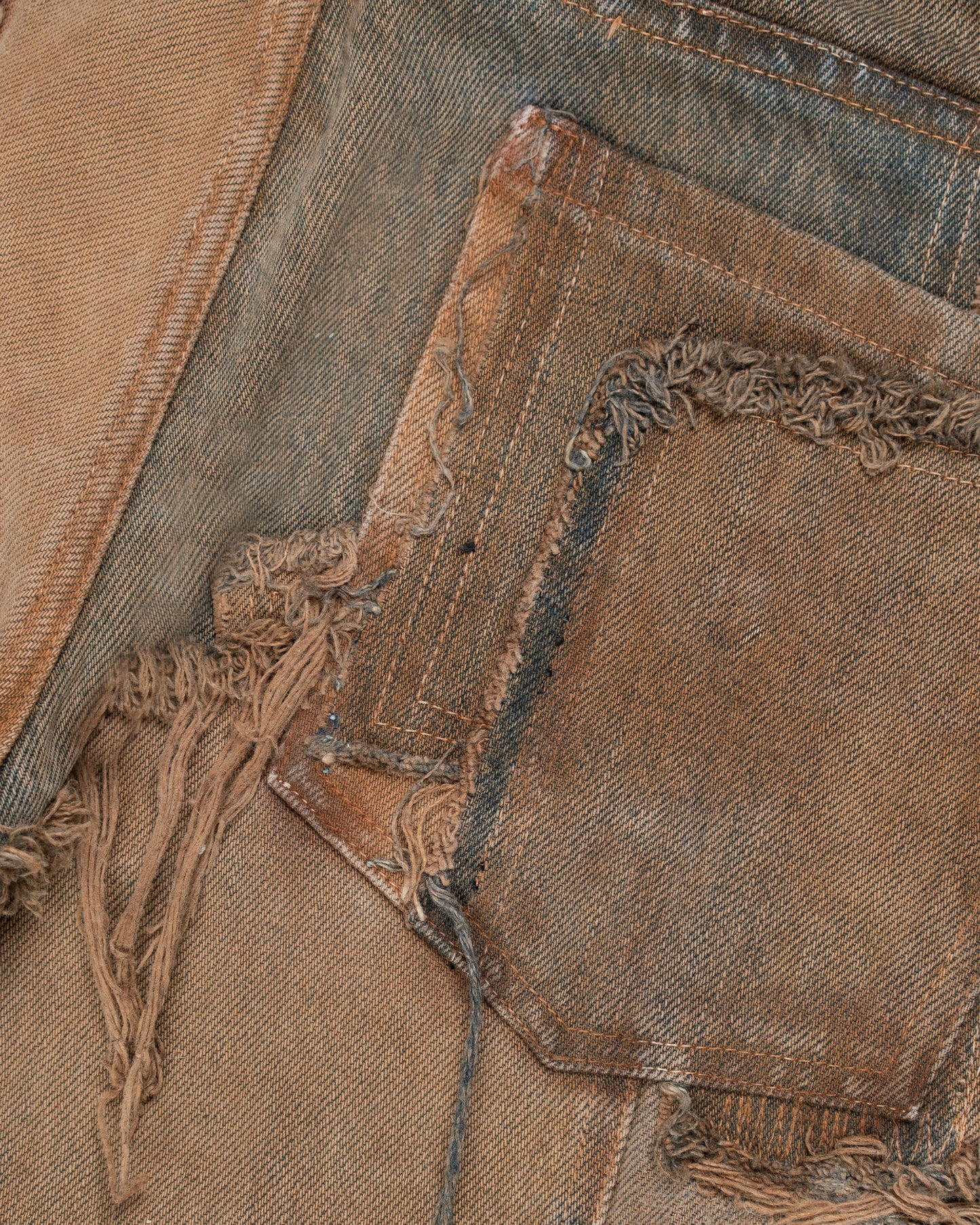 Scrap Denim Rust