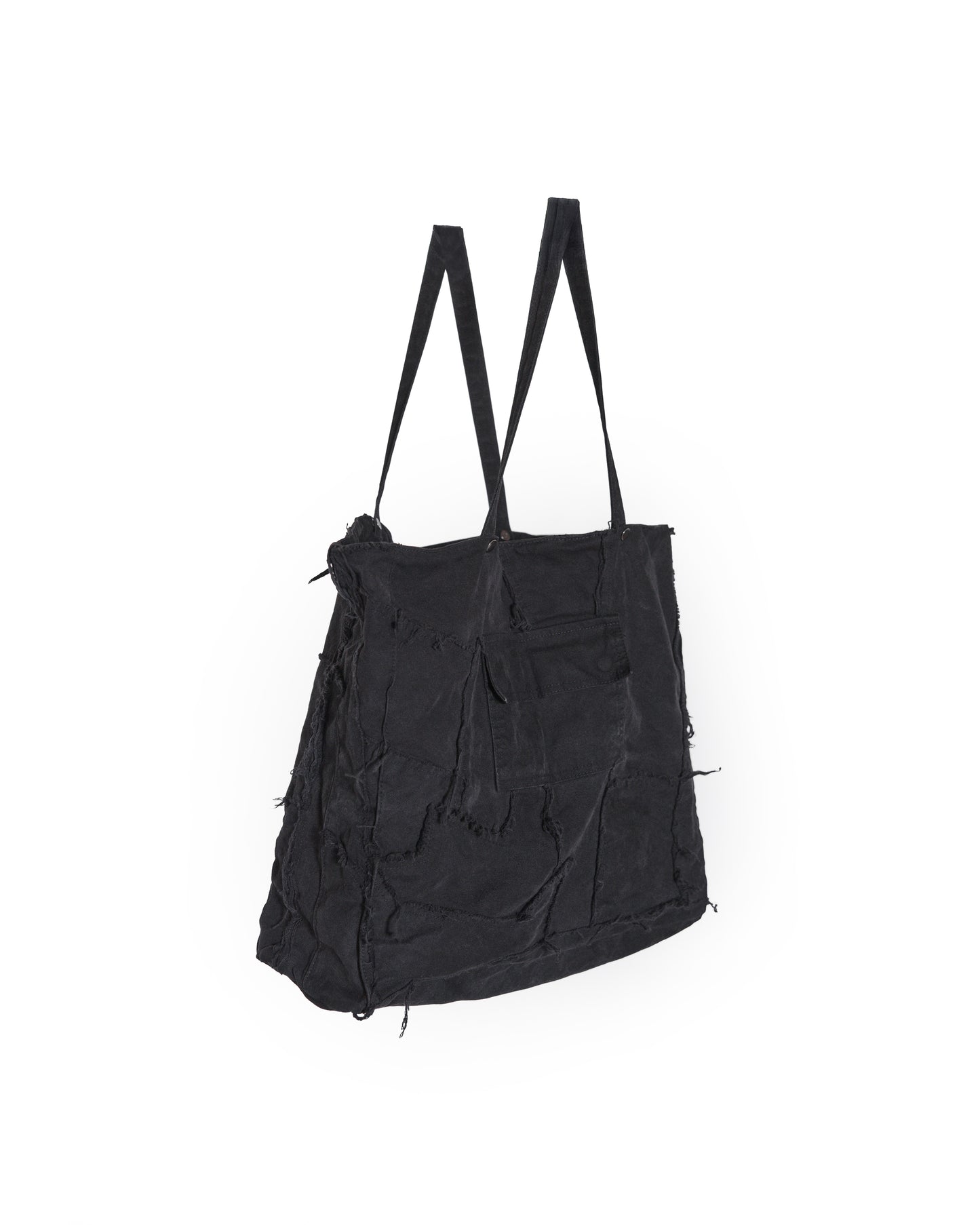 INVERTIBLE TOTE BLACK SCRAP