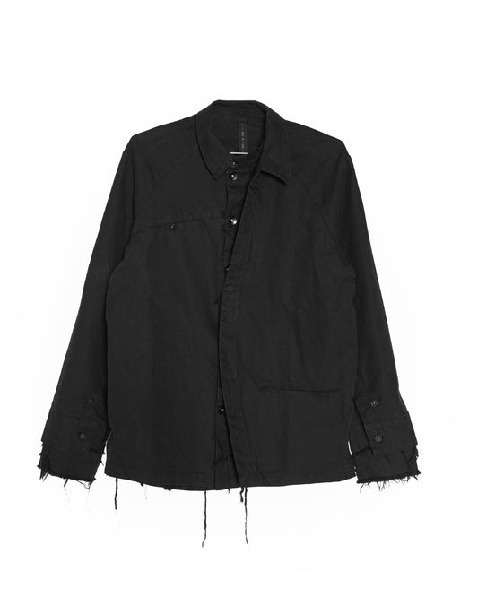OVERLAY JACKET BLACK SCRAP