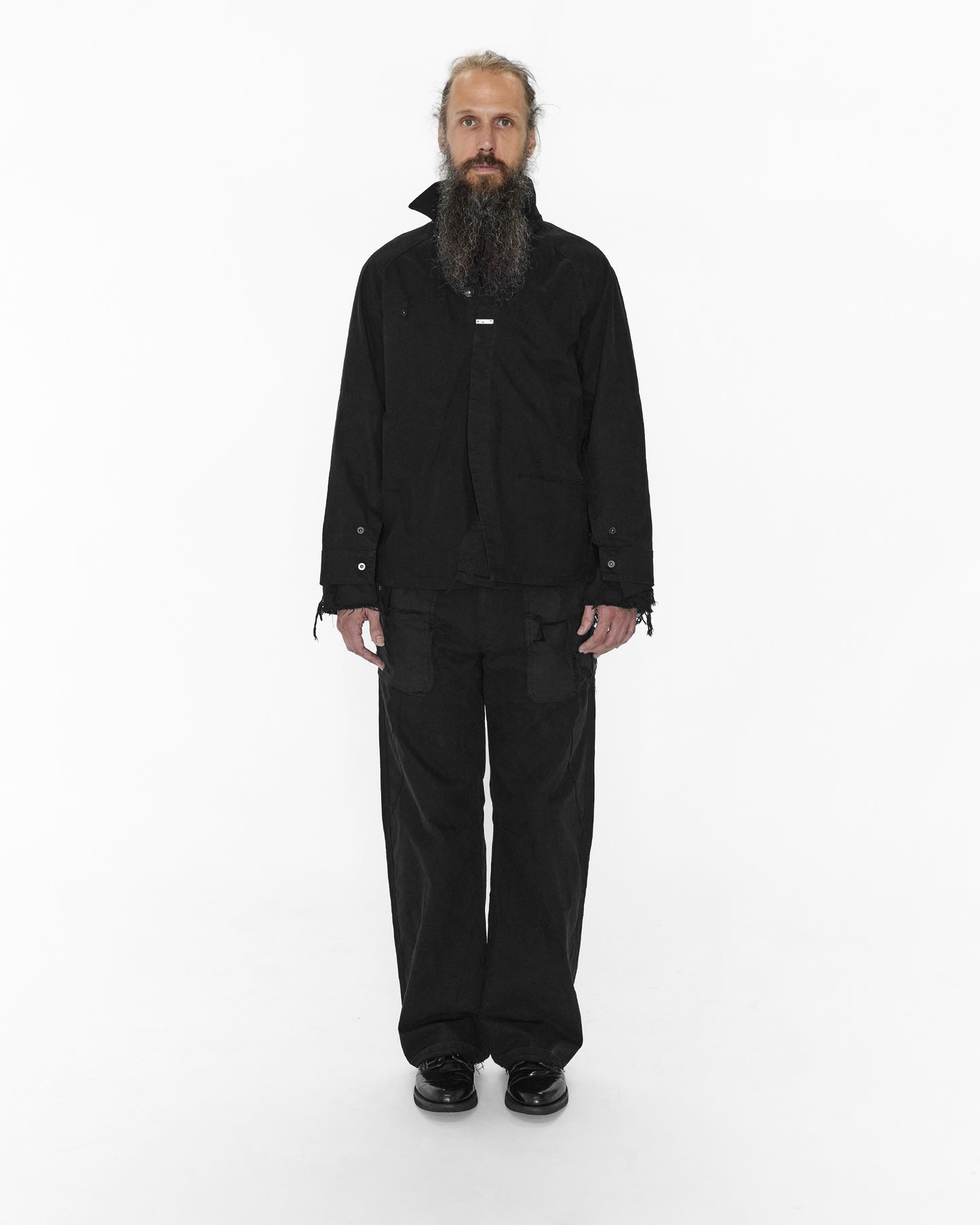 OVERLAY JACKET BLACK SCRAP