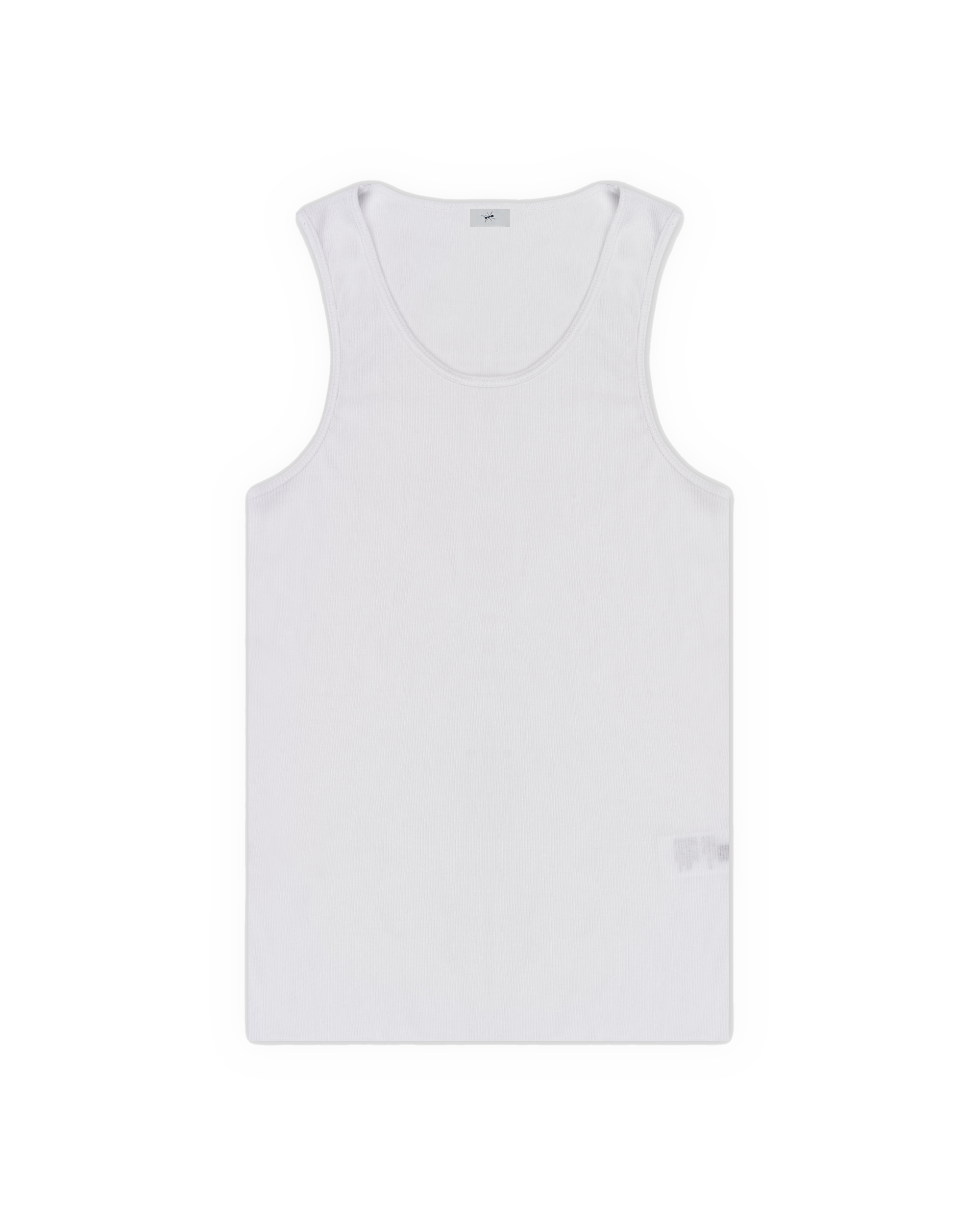 Ribbed Tank White