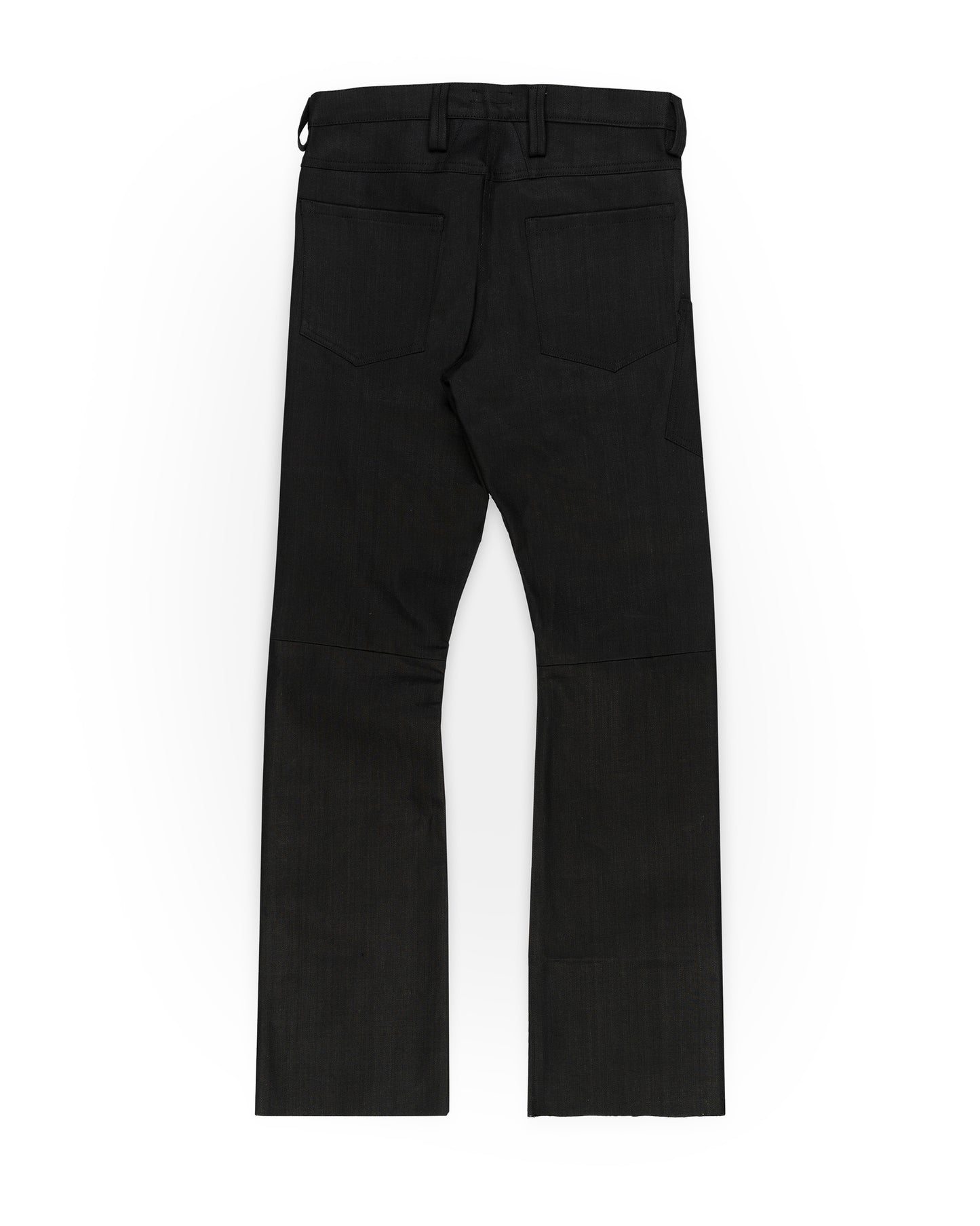 BOOTCUT SELVEDGE DENIM BLACK RAW