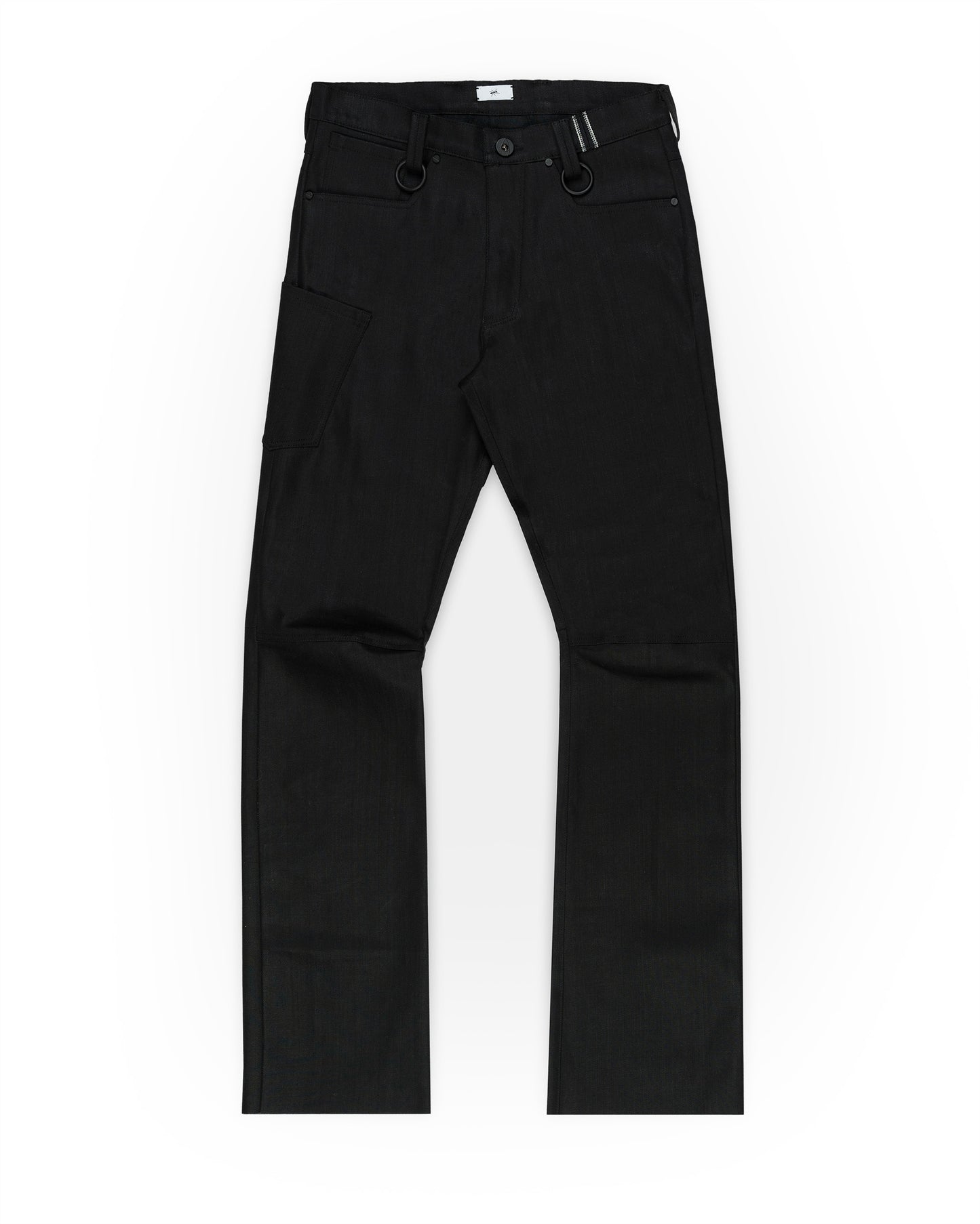 BOOTCUT SELVEDGE DENIM BLACK RAW