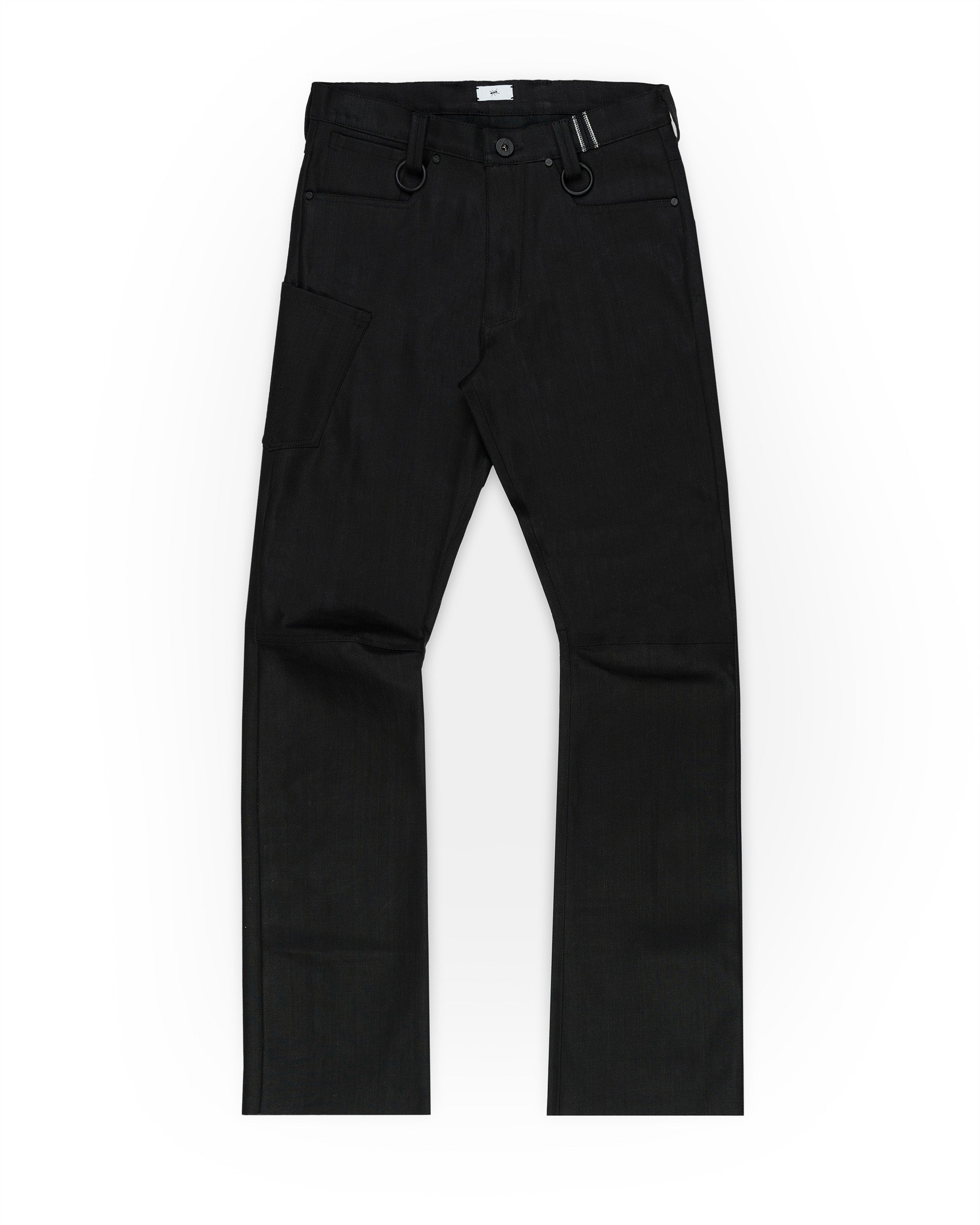 BOOTCUT SELVEDGE DENIM (BLACK RAW)