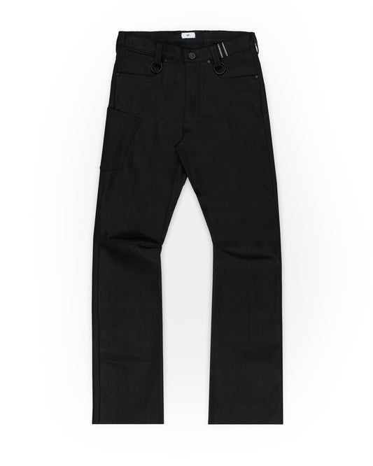 BOOTCUT SELVEDGE DENIM BLACK RAW