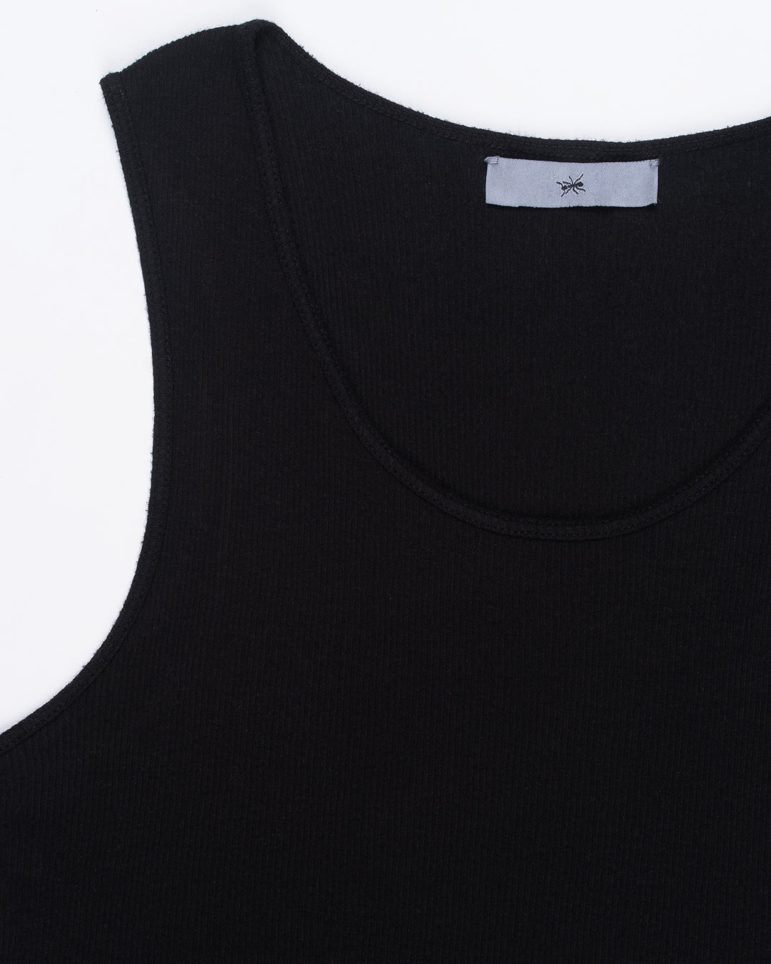 Ribbed Tank Black