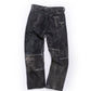 WORN WAXED SCRAP DENIM