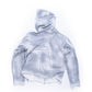 SCRAP ZIP UP HOODIE SPRAY BLUE
