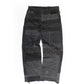 WIDE LEG PANT BLACK DENIM HEM