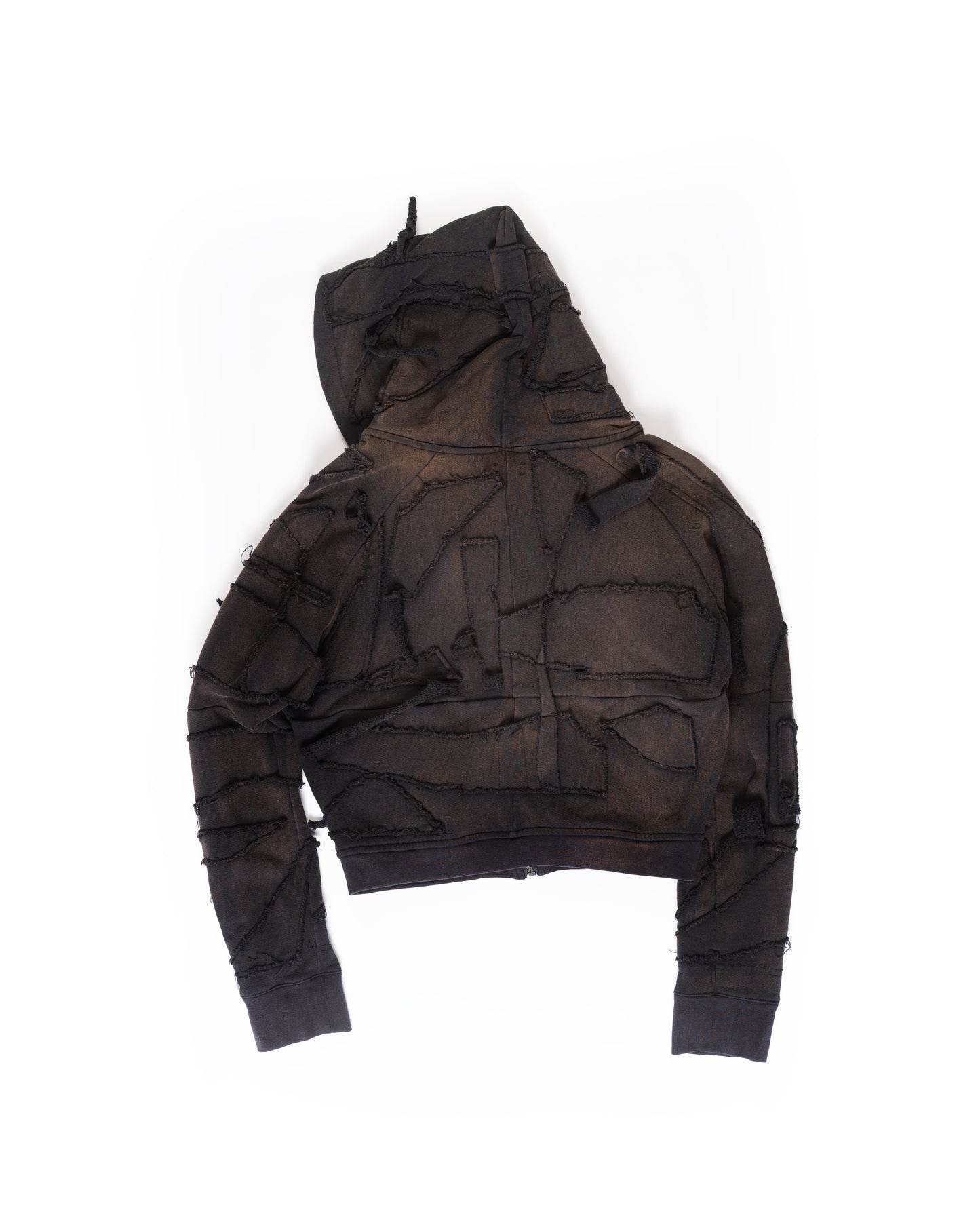 SCRAP HYBRID HOODIE BLACK POTASSIUM