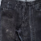 WORN WAXED SCRAP DENIM