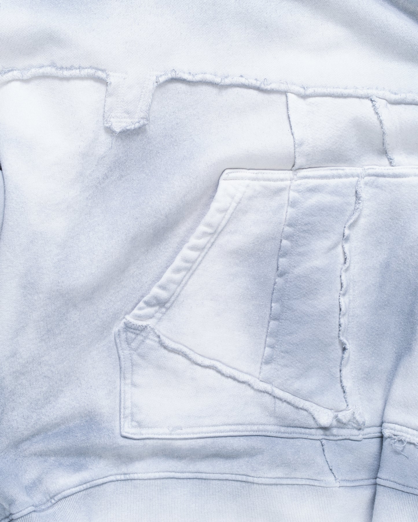 SCRAP PULLOVER HOODIE SPRAY BLUE