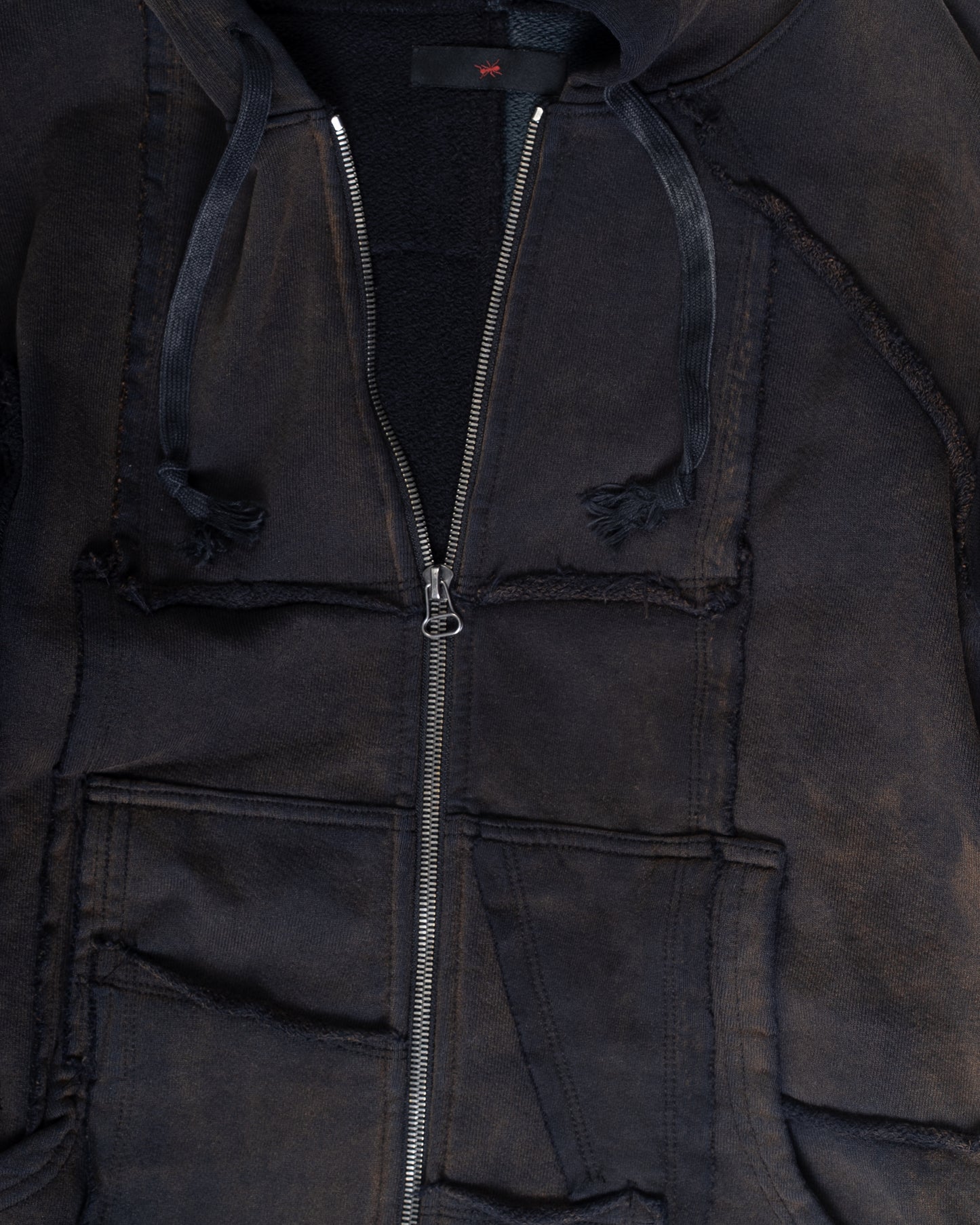 SCRAP ZIPUP POTASSIUM BLACK