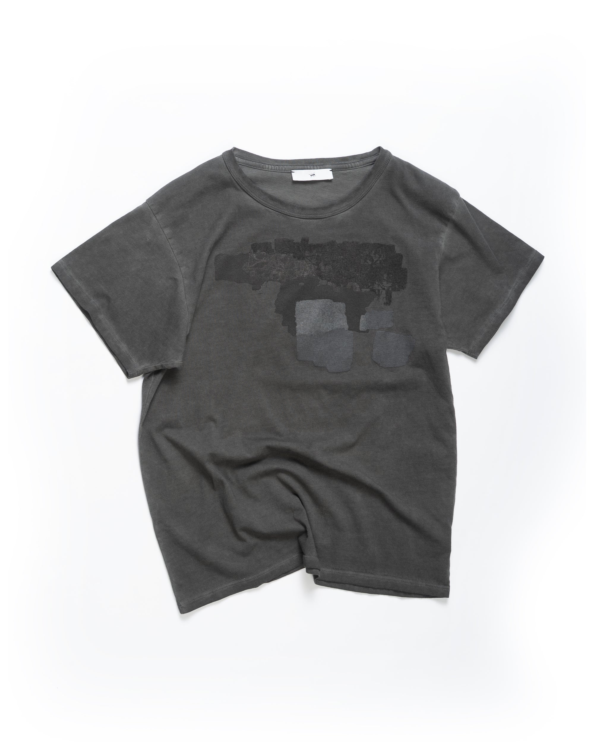 BUFFING T-SHIRT CHARCOAL OIL