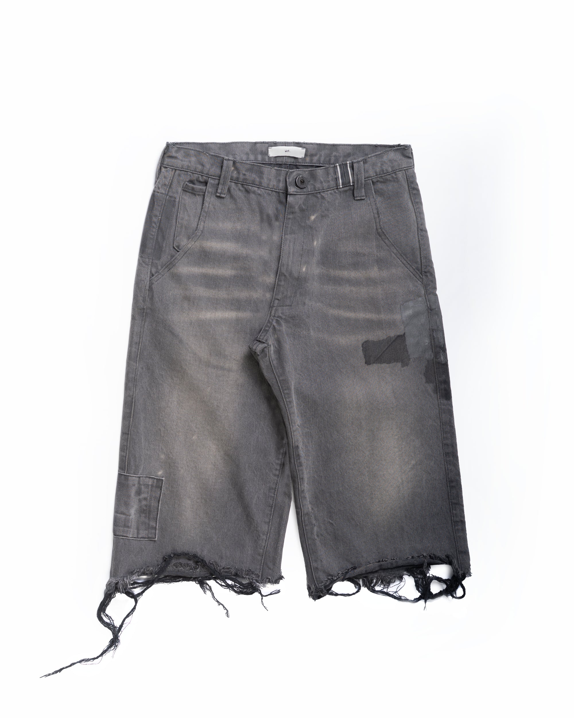 SELVEDGE BUFFING SHORTS CHARCOAL