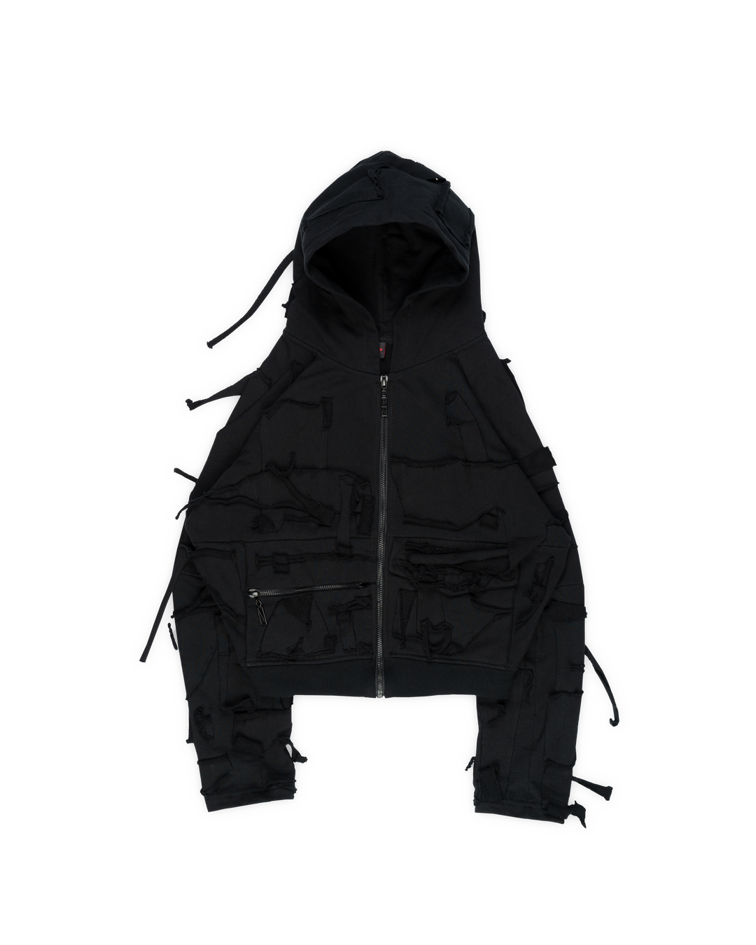 Cargo Hoodie Black PATCH