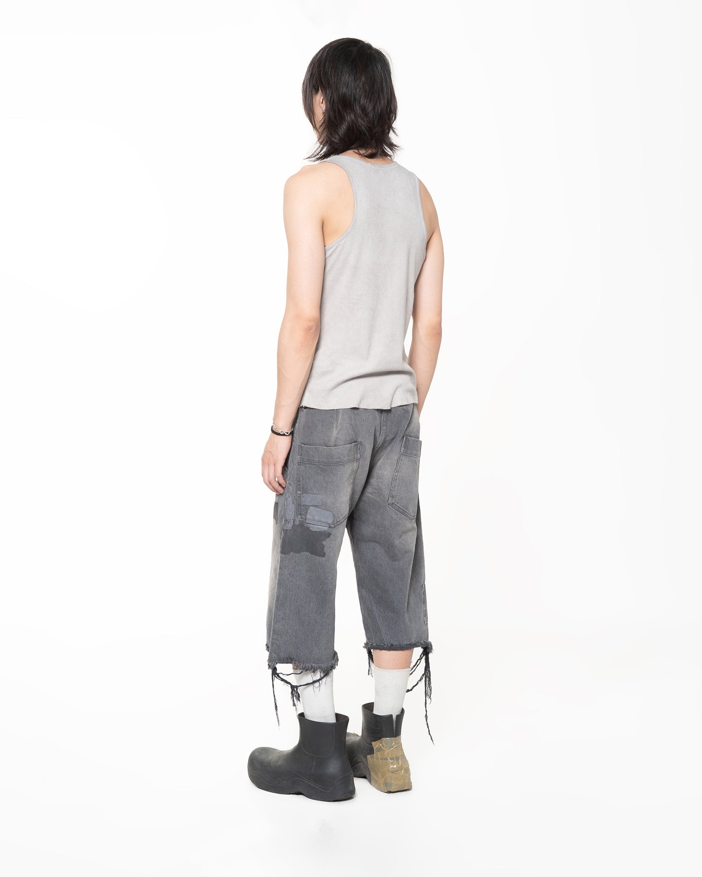 Ribbed Tank V2 Soft Grey