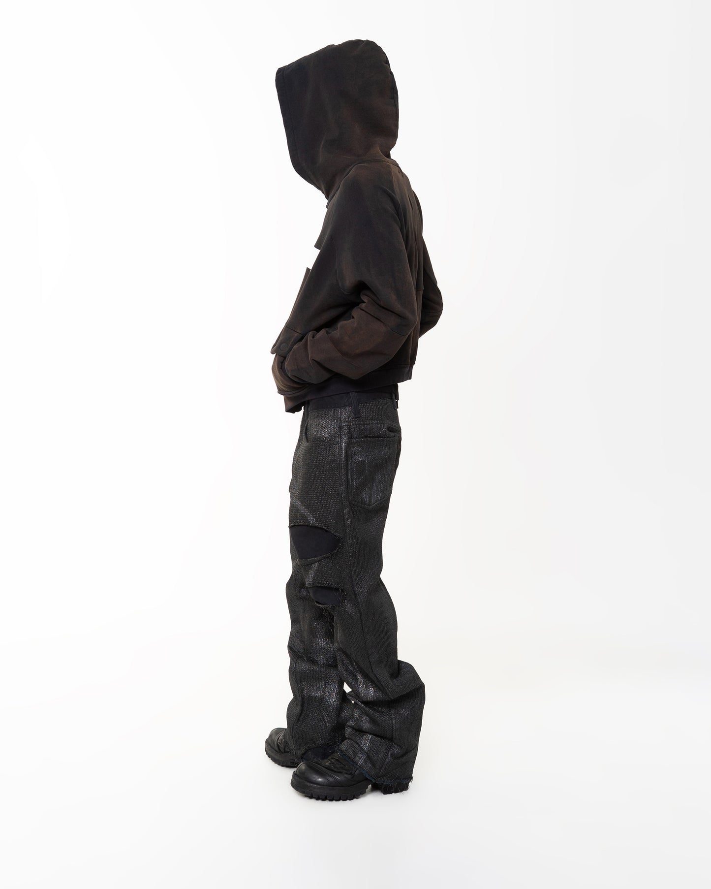 HYBRID HOODIE LINE BLACK POTASSIUM