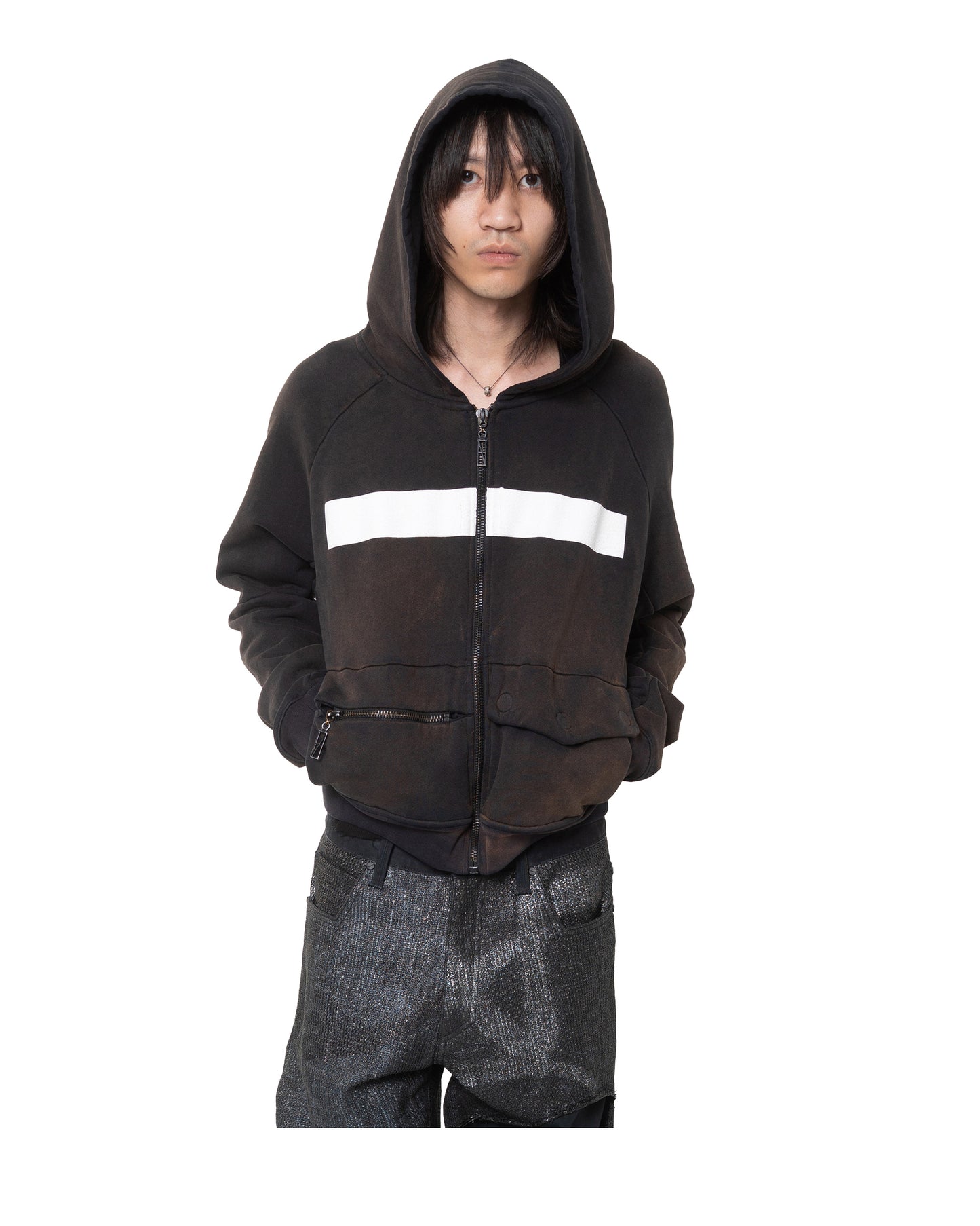 HYBRID HOODIE LINE BLACK POTASSIUM