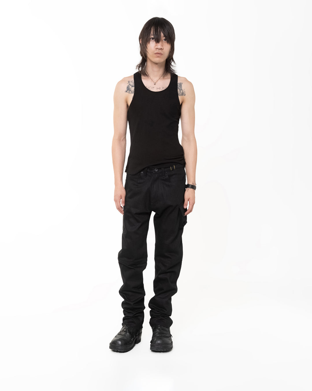 BLACK SELVEDGE JEAN LIGHT CARGO