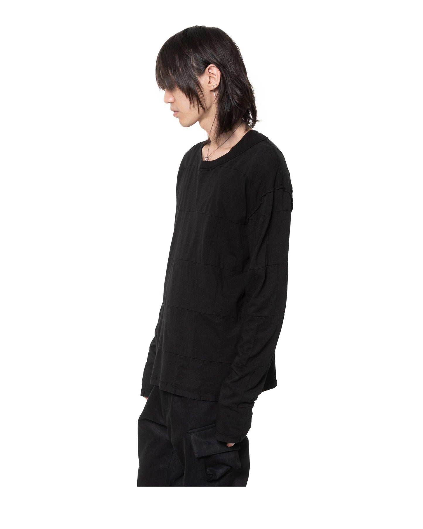 PANEL LONGSLEEVE BLACK