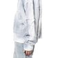 SCRAP PULLOVER HOODIE SPRAY BLUE