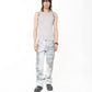 DIRTY BLEACHED SCRAP DENIM