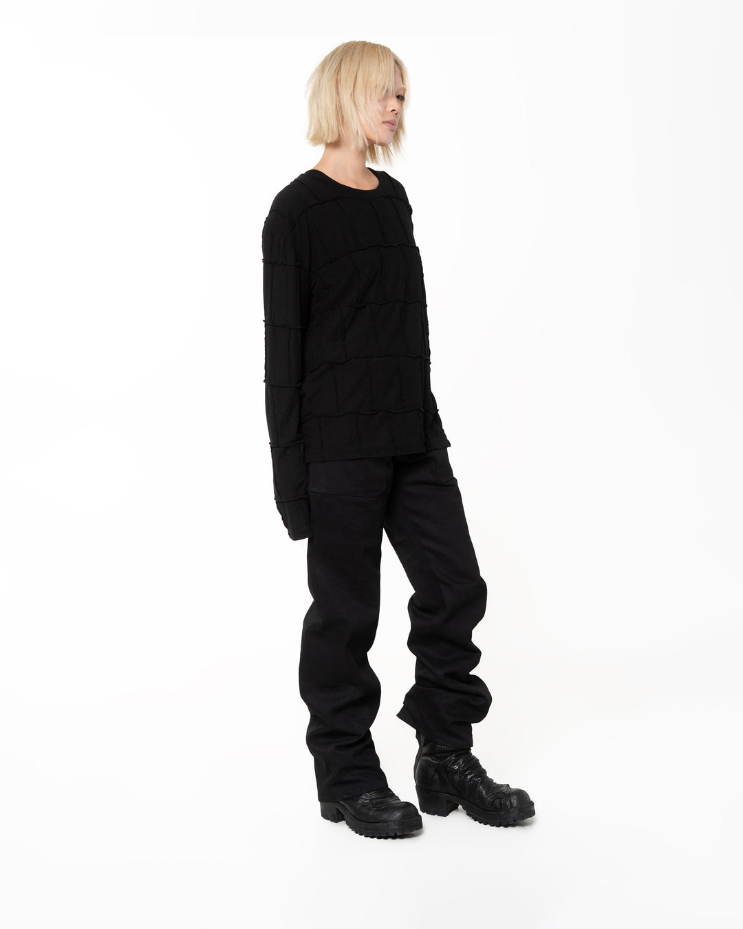 PANEL LONGSLEEVE BLACK