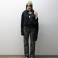 Scrap Zip Up Hoodie Black