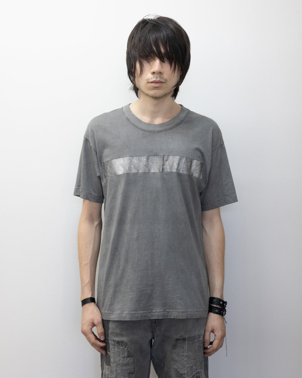 Line T-Shirt Charcoal